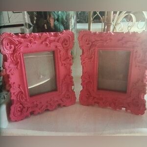 Elegant Pink gothic Ornate chunky Picture Frames